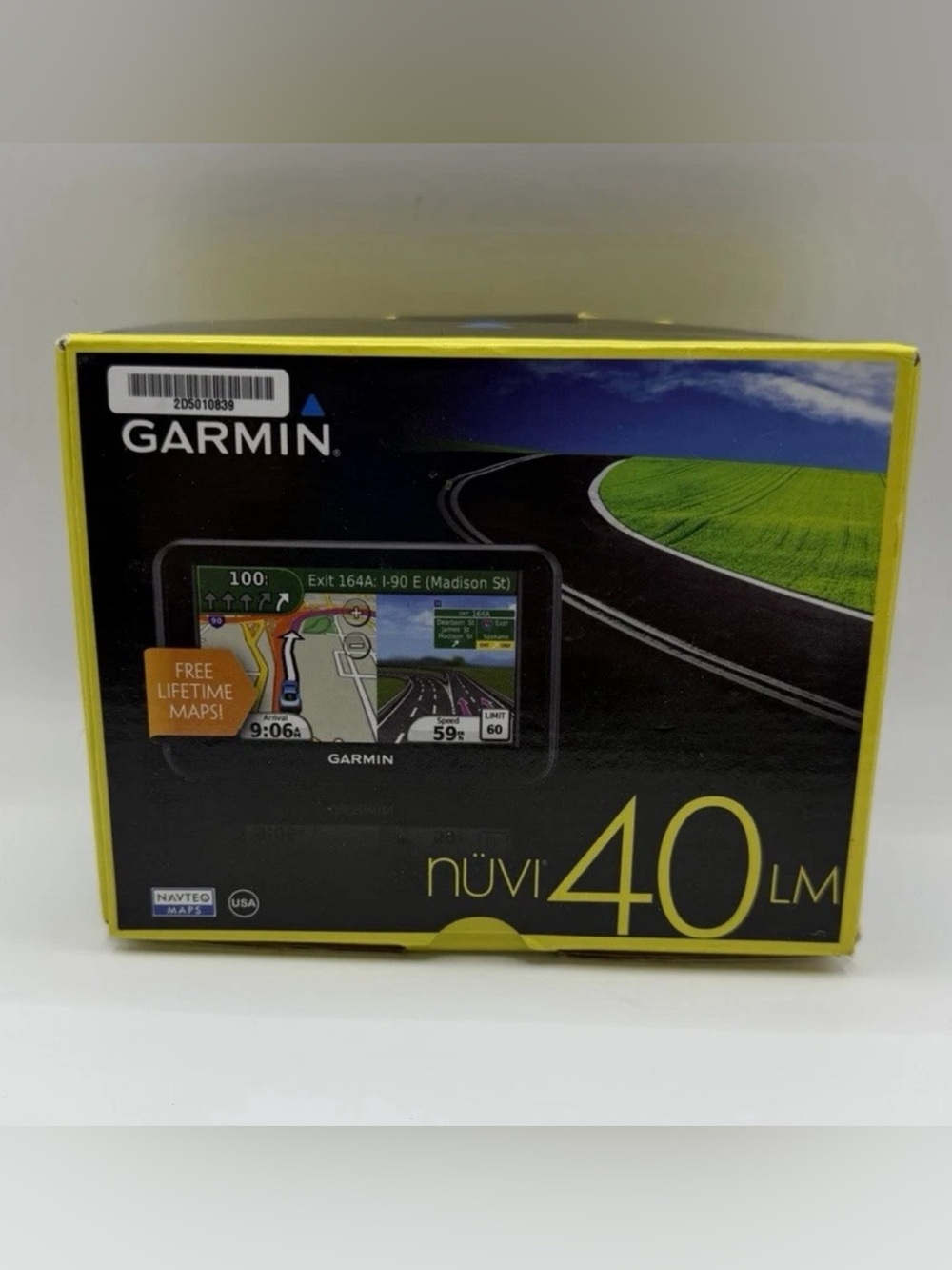 garmin nüvi 40LM GPS Navigator - Black and Yellow Accents with Mount